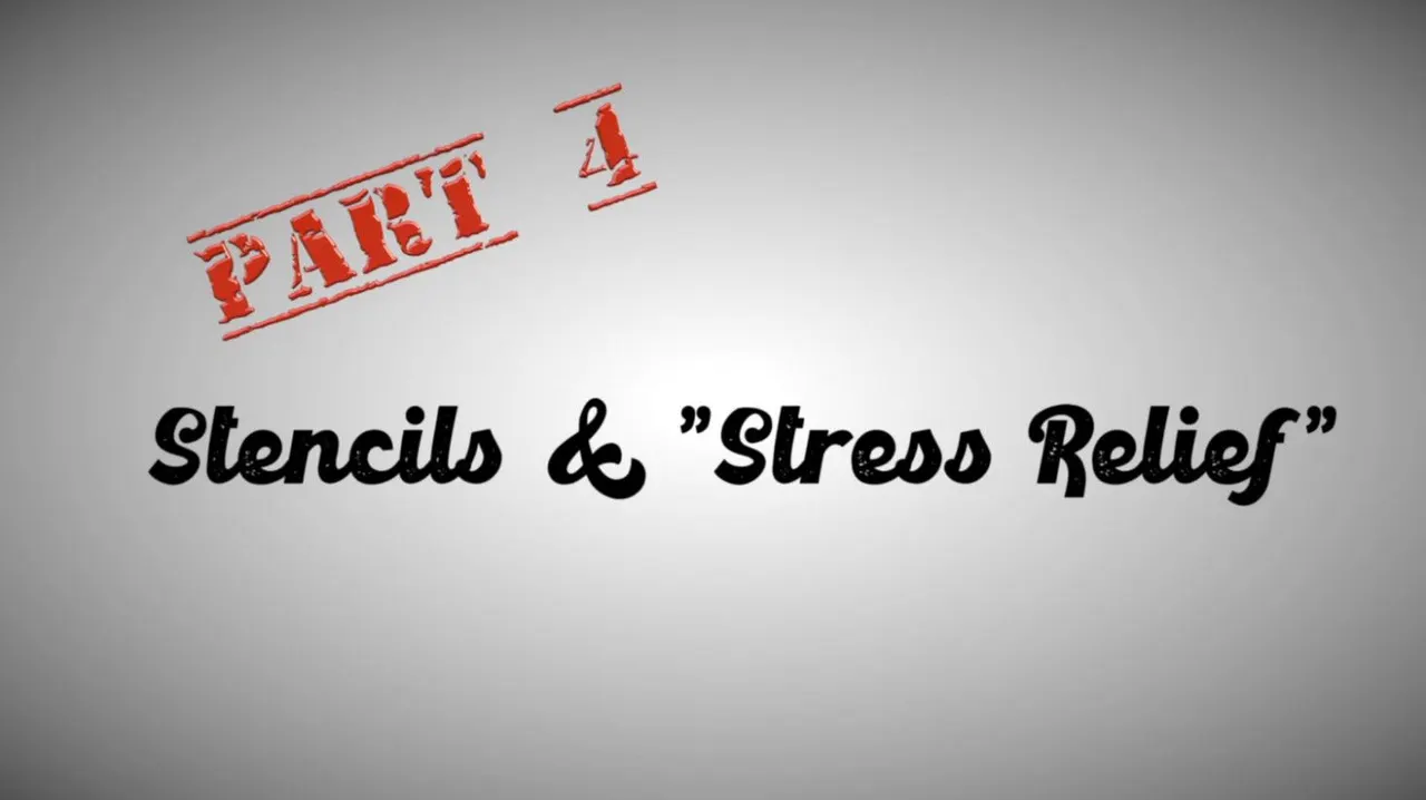 Part 4 - Many Faces Of Mami - Stencils Stress Relief