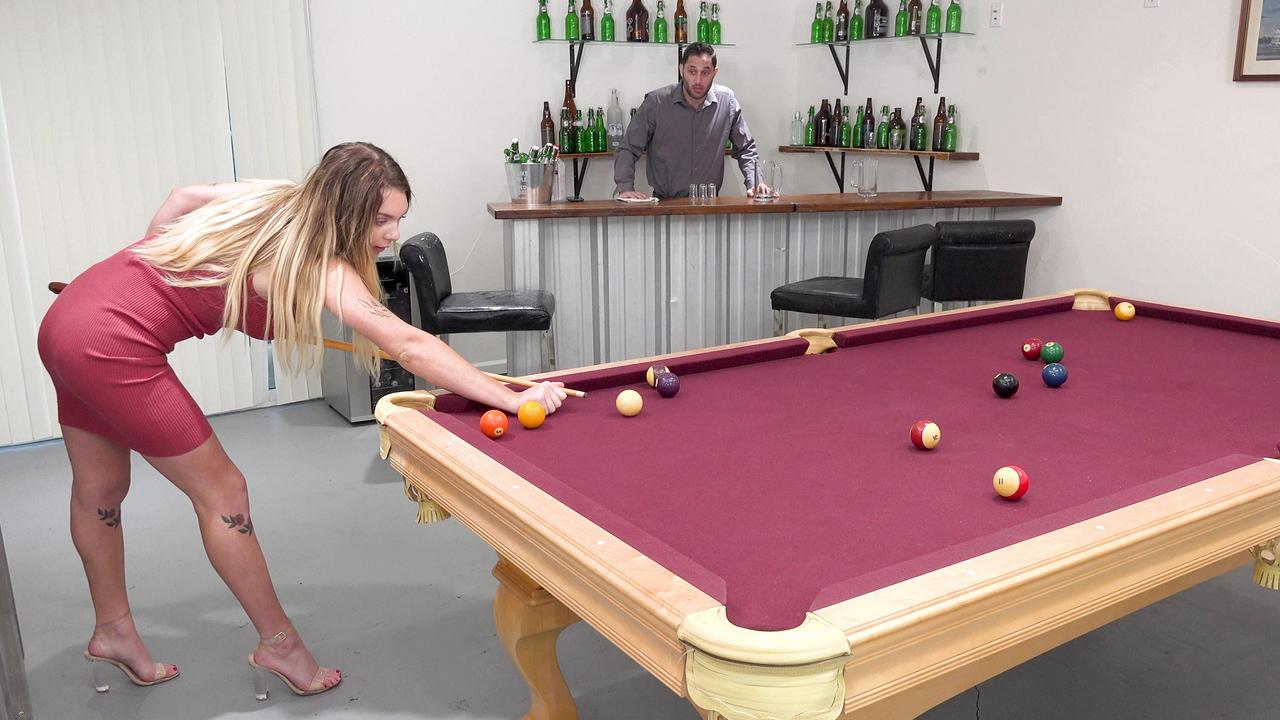 Gabbie Carter Is A Pool Shark That Is Looking For Some Dick