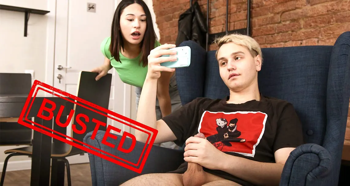 Roxy caught me watching porn