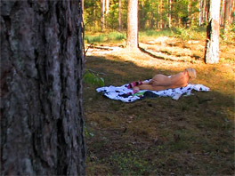 Enjoying the fresh air