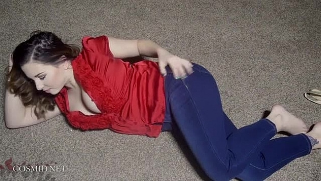 Paige Rolling On The Floor