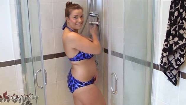 Bikini In The Shower