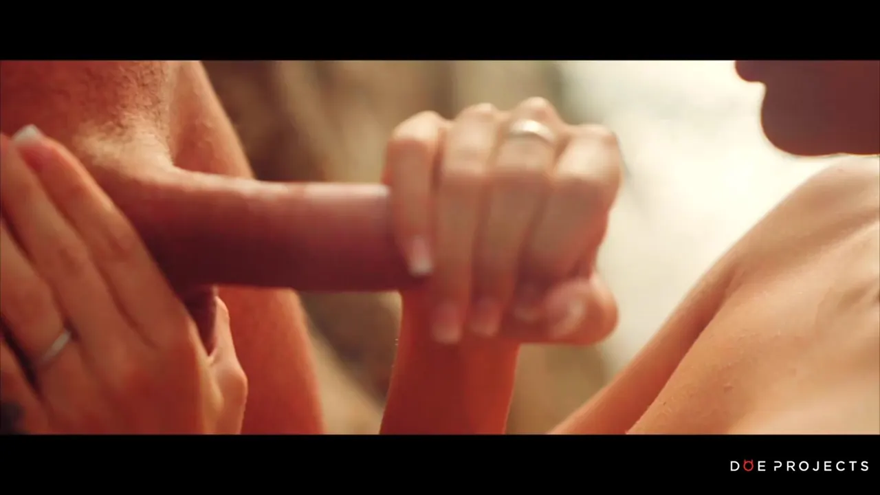 Hot blowjob on the beach