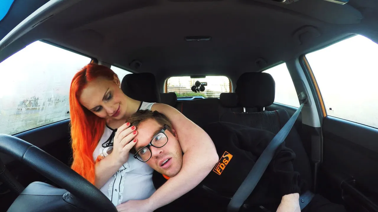 Tattooed redhead craves a big cock