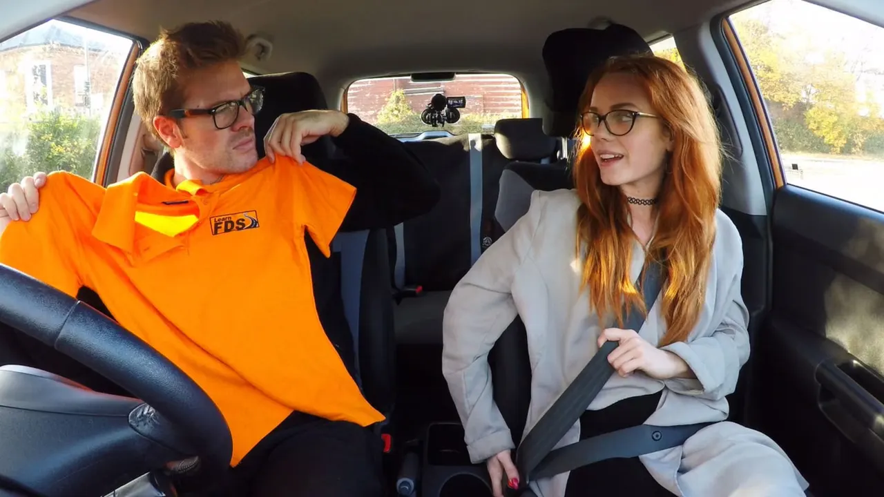 Nerdy Ginger Seduces Instructor