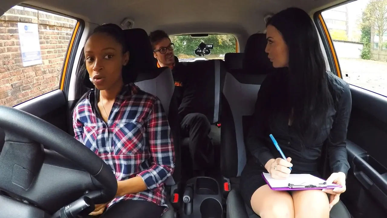 Busty Ebony Babe Fails her Test