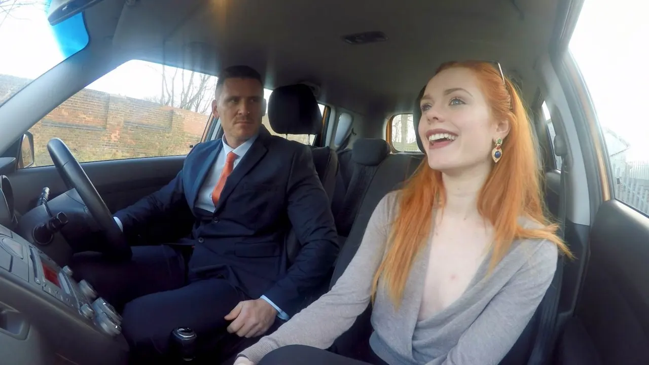Cheeky redhead fails on purpose