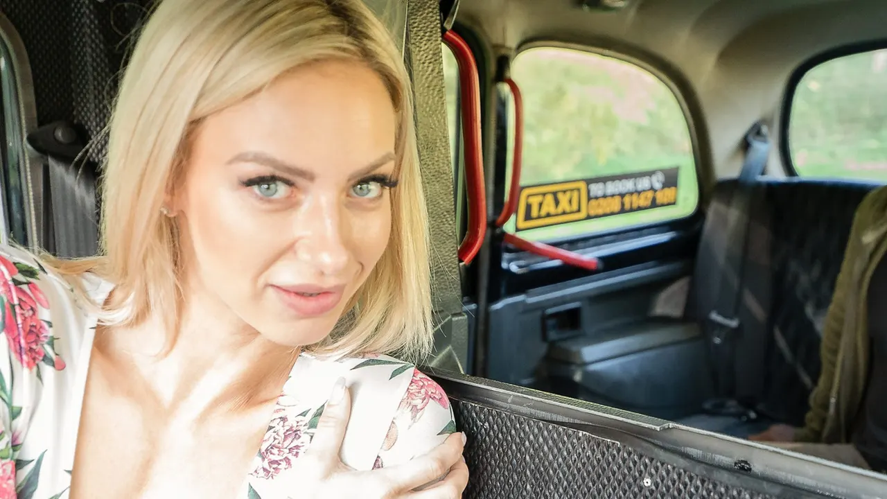 Hot cabbie eager to suck black cock