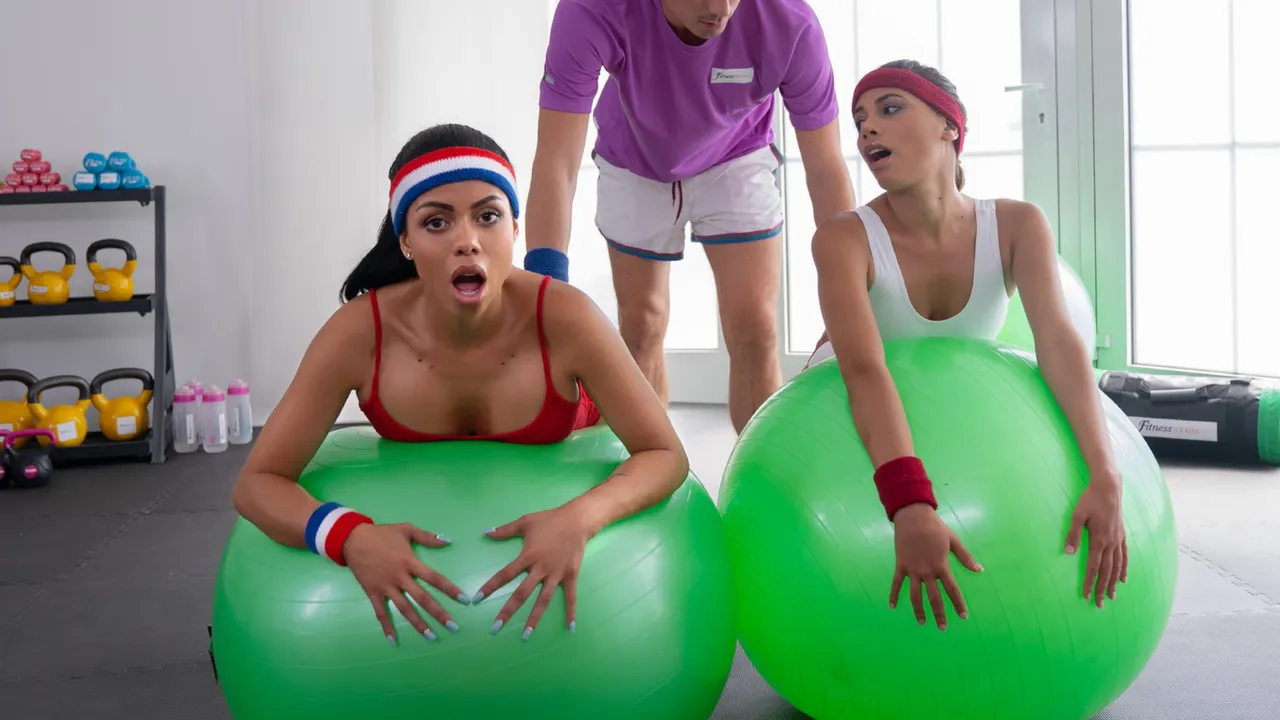 Threesome with sexy Latina booty