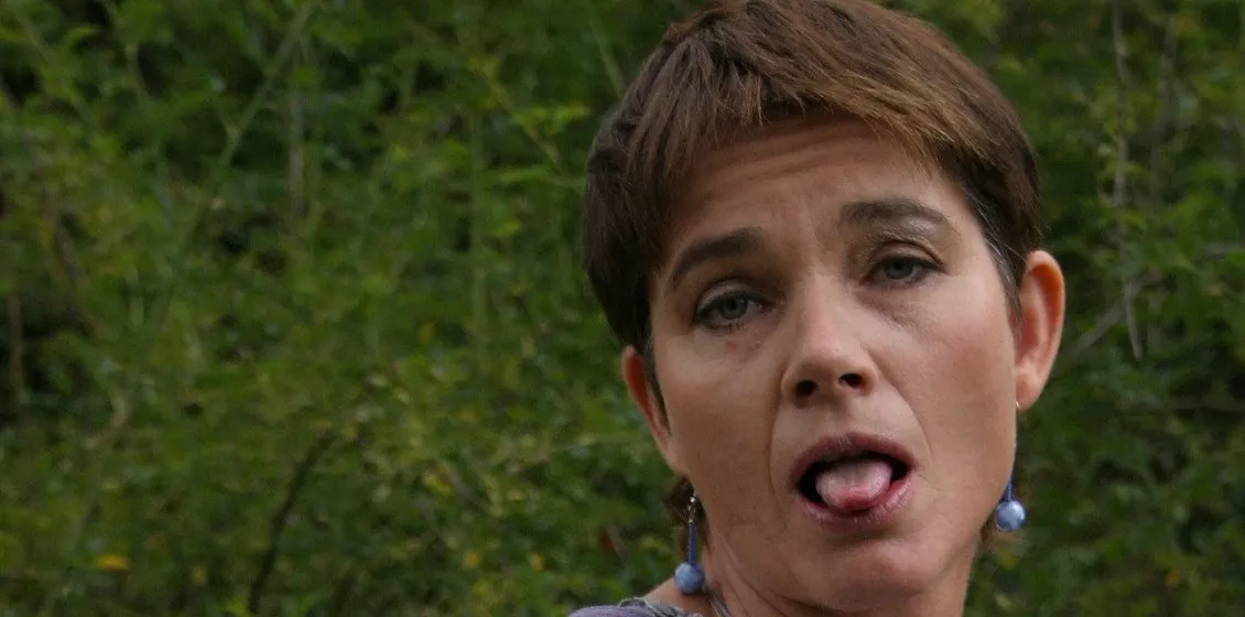Short-haired horny mature Veri loves outdoor sex and masturbation in the open air