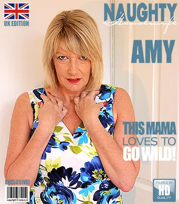 Naughty mature Amy receives a sexy surprise from a fan