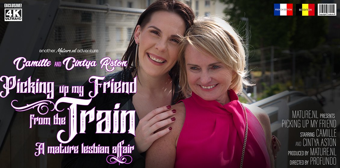 Two mature friends have a naughty lesbian affair at home