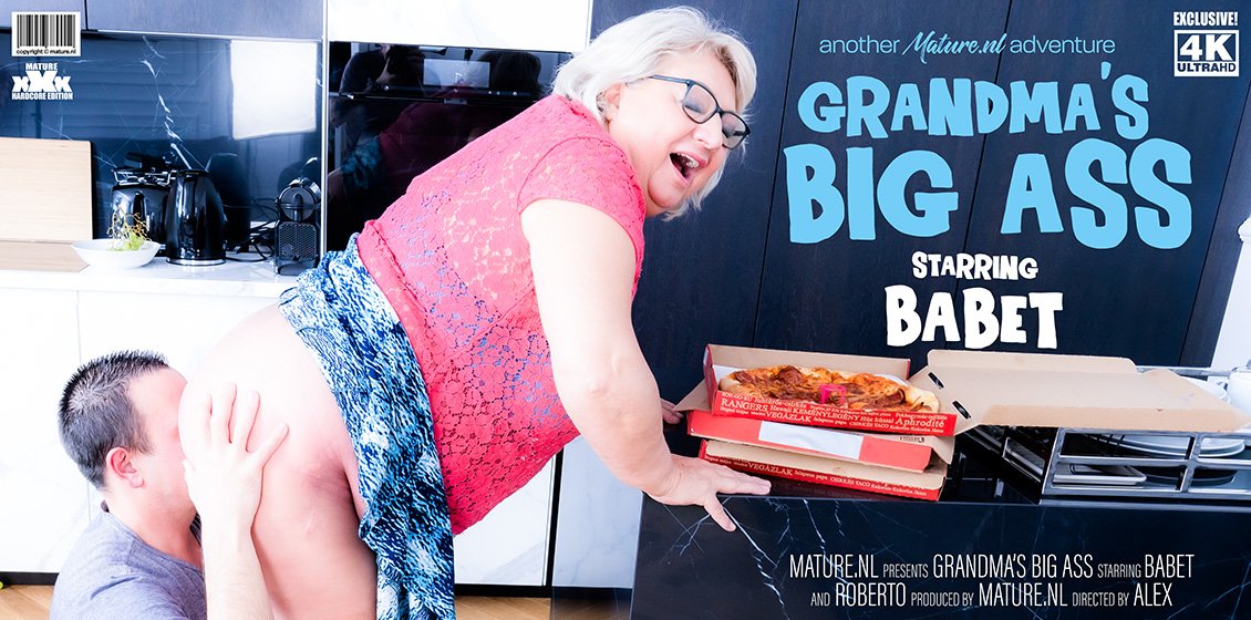 Curvy Big breasted and big booty Grandma Babet gets fucked!