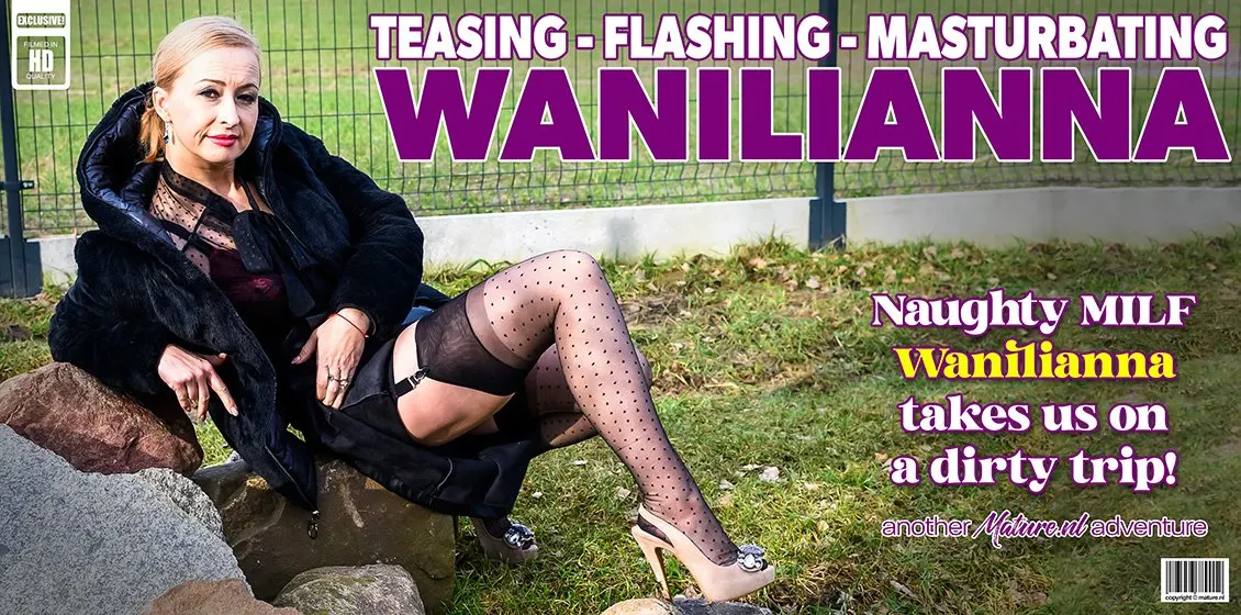Wanilianna is a naughty flashing MILF who loves to masturbate and tease us with her dirty mind