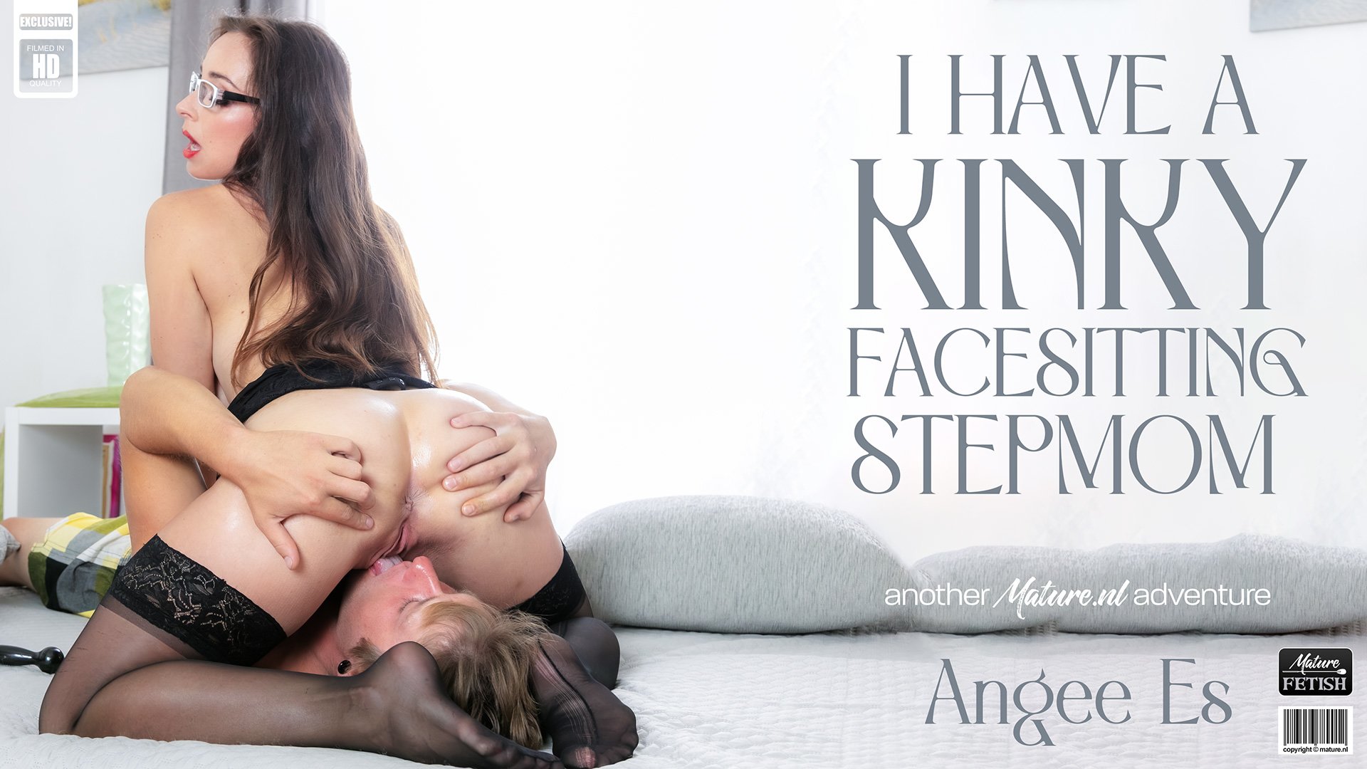 35 year old Stepmom Angee Es is a kinky MILF who has special plans for her horny stepson