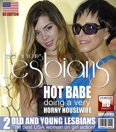 Beautiful Marley Mason having sex with a mature lady