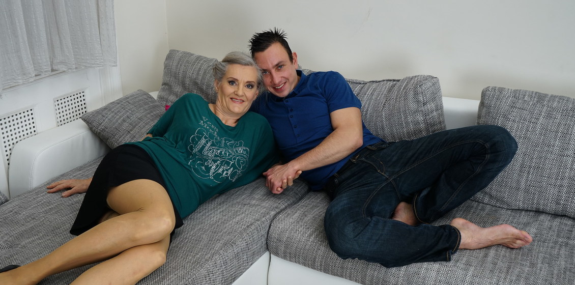 Naughty grandma sucks off toyboy and gets her granny pussy fucked