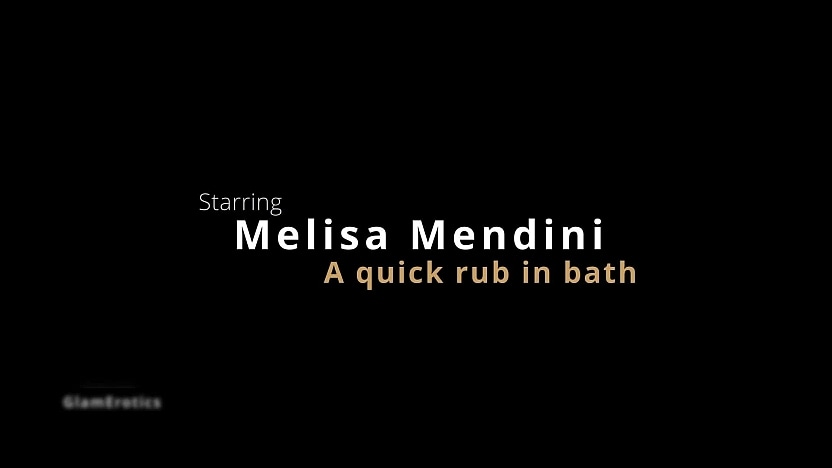 A Quick Rub In Bath (video)