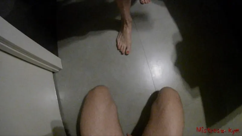 Pussy licking moment after the shower
