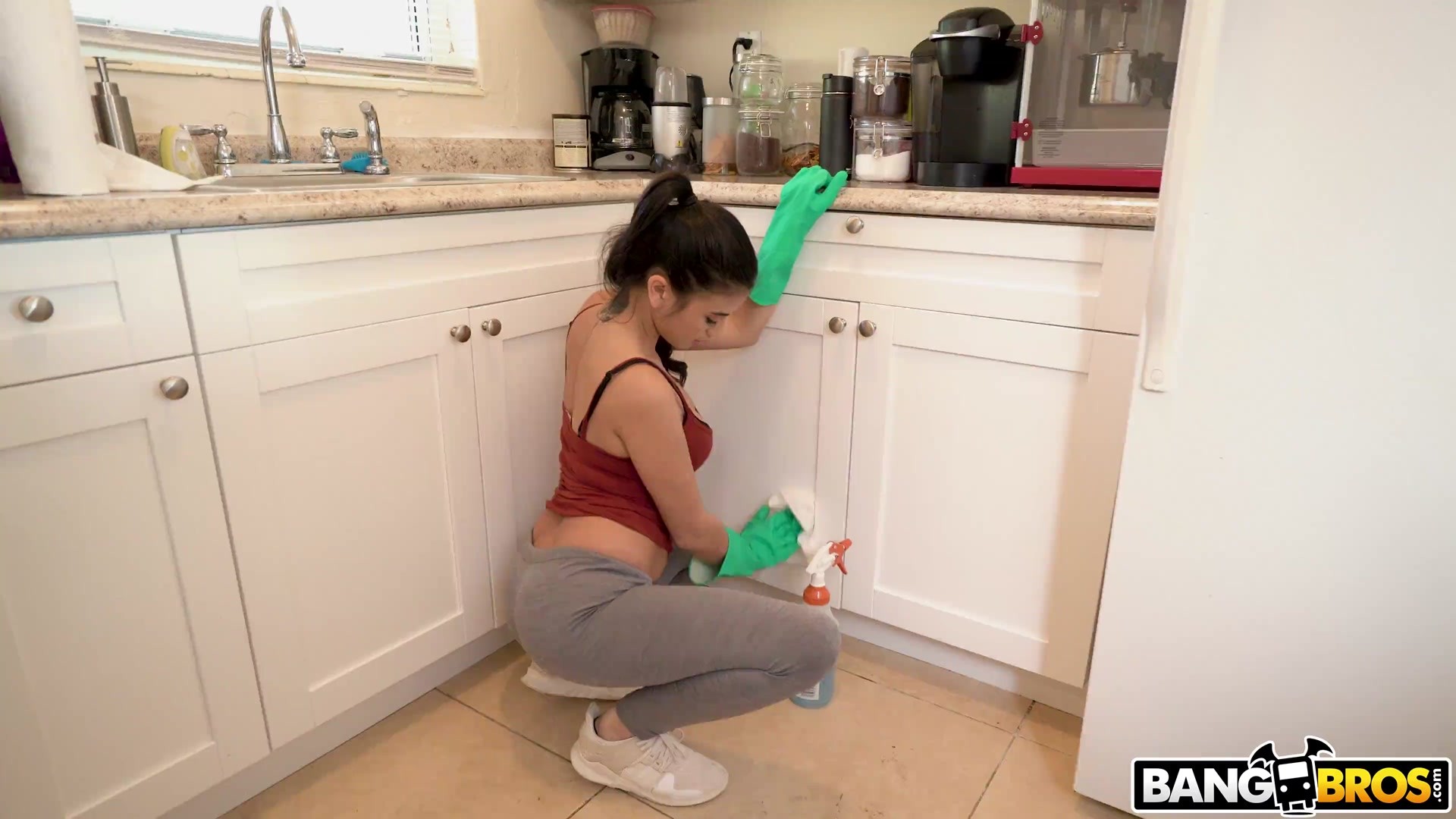 Dirty Maid Sucks My Cock Clean