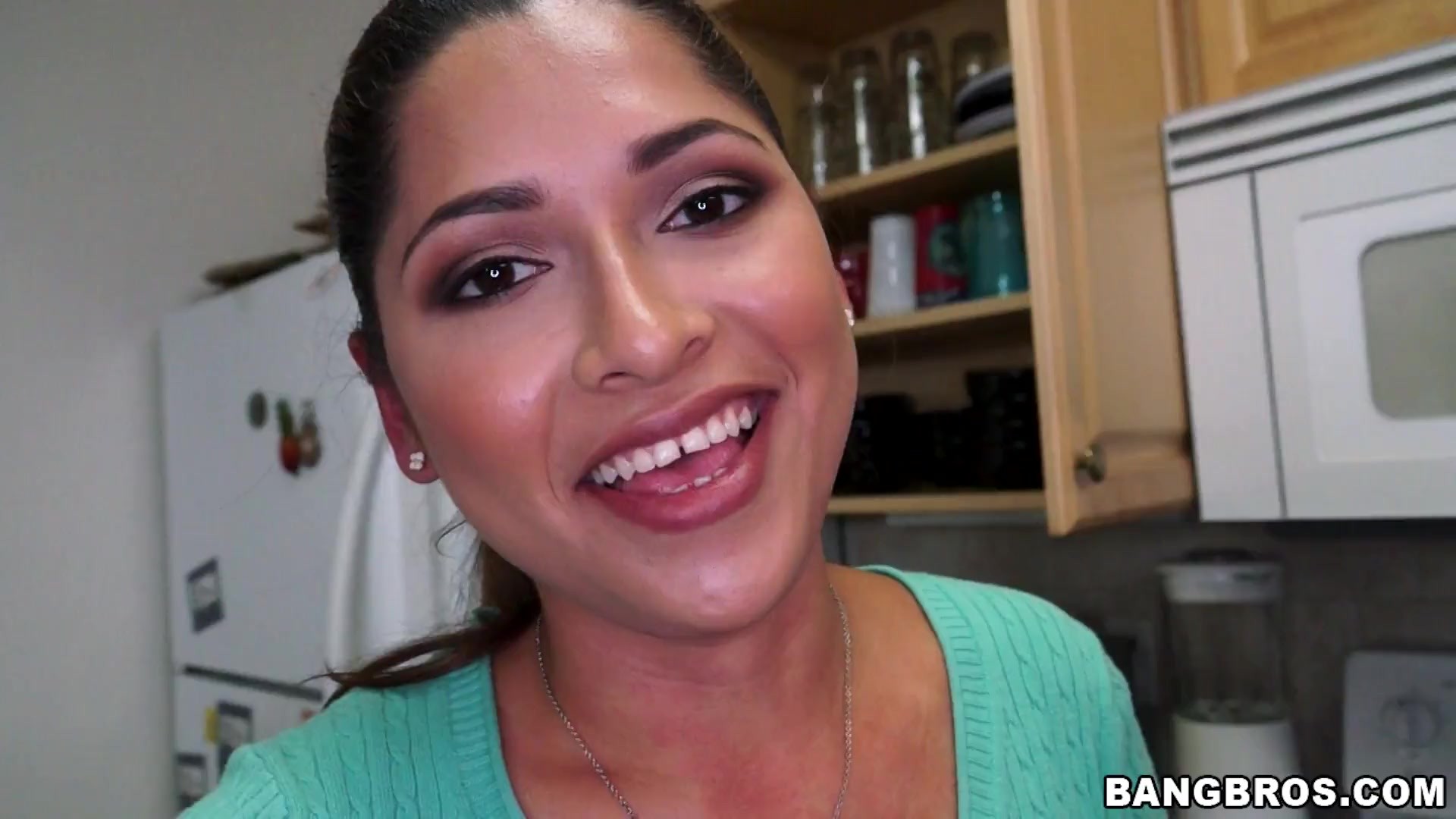 Shy Latina Strips Nude And Gets Fucked
