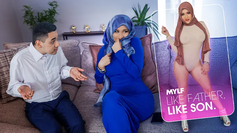 A Dutiful Hijab Wife Milks Every Cock in the Household