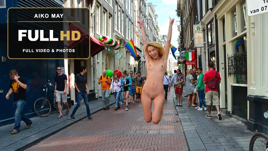 Aiko May Nude in Amsterdam - Her Second Public Shoot