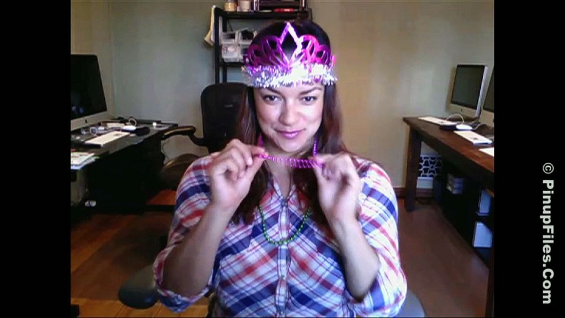 Monica Mendez - New Years Office WebCam 1