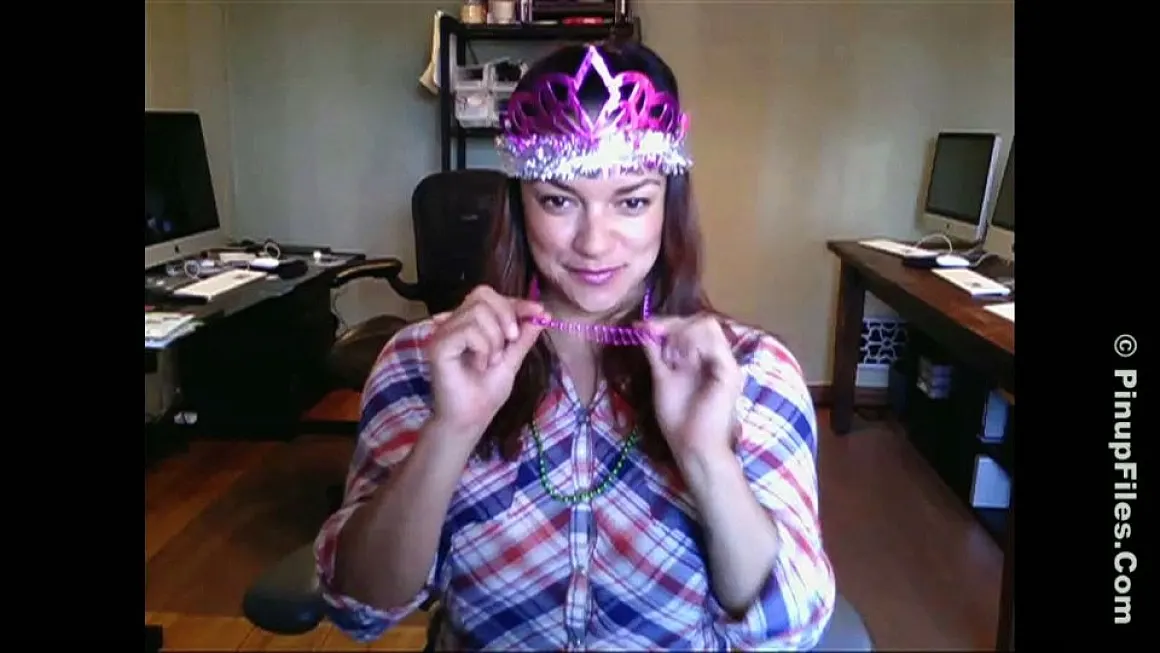 Monica Mendez - New Years Office WebCam 1