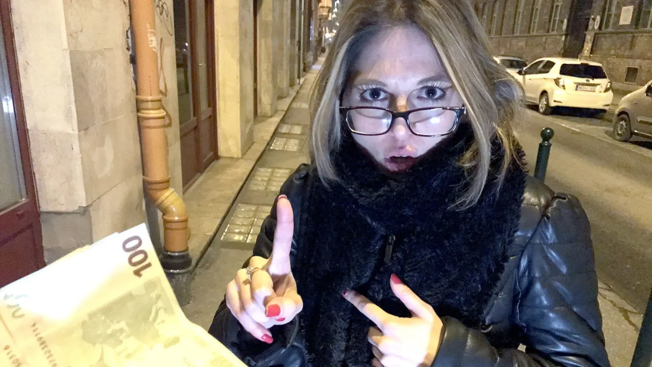 French Tourist Fucked in Public Stairwell