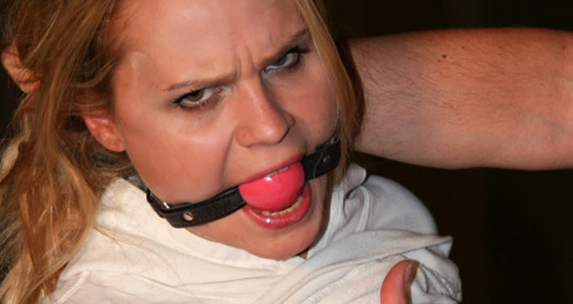 Ballgagged titgrabbed assslapped drooling