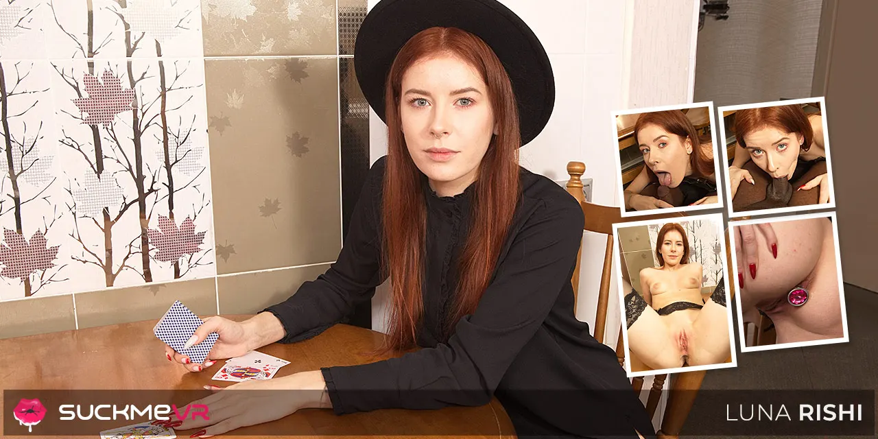 Russian Redhead Luna Rishi is here to suck and fuck in VR