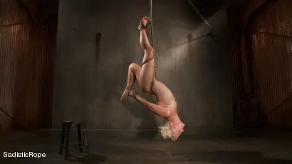 Tall Blond Bombshell Taken Down