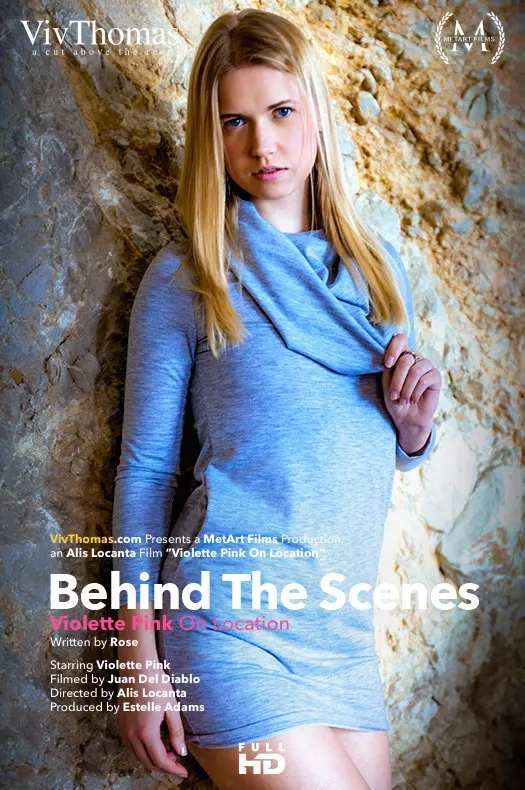 Behind The Scenes: Violette Pink on Location