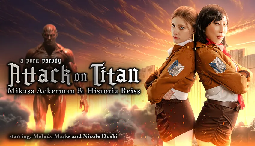 Attack on Titan: Mikasa Ackerman & Historia Reiss (A Porn Parody)