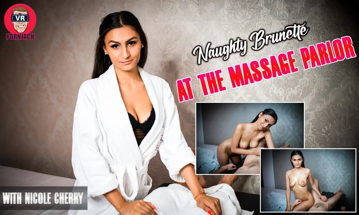 At The Massage Parlor - Naughty Brunette